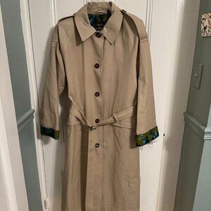 Barbour x House of Hackney Queensbridge Gabardine Trench Coat NWOT